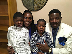 bishop and family